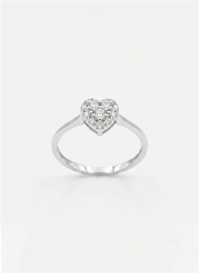 Ring Donna Oro Woman Luce in White Gold Diamante DHAF9850.007_12 - DHAF9850.007_12